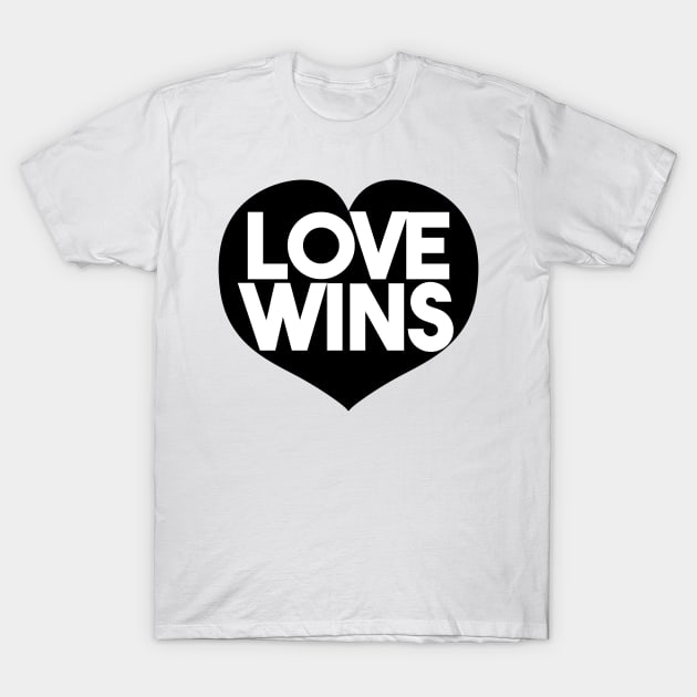 Love Wins T-Shirt by GoldenGear